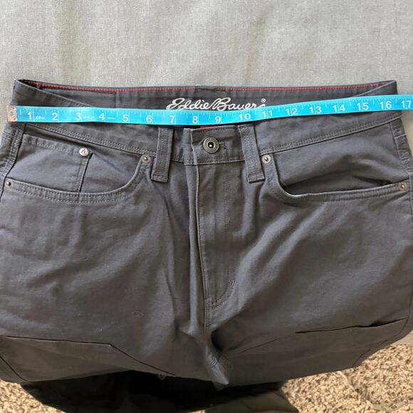 Eddie Bauer Mountain Ops Flex Jeans 33x32 Gray Work Outdoor Pants GORPCORE - Picture 5 of 8